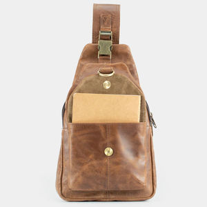 Mochila escolar de cuero hecha en Sialkot, piel de vaca, personaliza el logo, personaliza el color, producto de alta calidad, otros accesorios. - Product Image 2