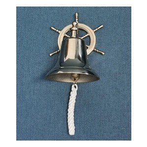 Cloche murale suspendue personnalisée en laiton massif, cloche de bateau nautique pour la décoration de la maison, qualité durable, décoration à prix de gros - Product Image 6