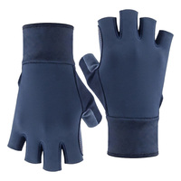 Gants demi-doigts unisexes en cuir antidérapants, respirants et légers avec logo personnalisé SAAR INDUSTRIES pour le cyclisme et le fitness