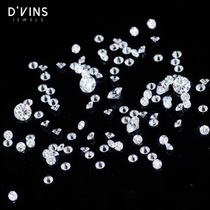 D'vins Jewels – Diamants de laboratoire en vrac à bas prix, 2,1 à 2,2 mm, pureté VVS, HPHT CVD synthétiques, couleur D, taille brillant, excellente qualité - Product Image 5