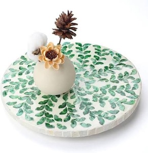 Étagère à épices double niveau ILAHI, style vintage, faite à la main, sur pied, non pliable, réglable, anti-poussière, étanche, magnifique - Product Image 4