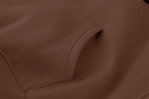 Cotton Blank Plain Luxury Regular Fit Hooded <b>Pullover</b> <b>Men</b> Winter Casual Heavyweight Streetwear Hoodies Sweatshirts - Product Image 4