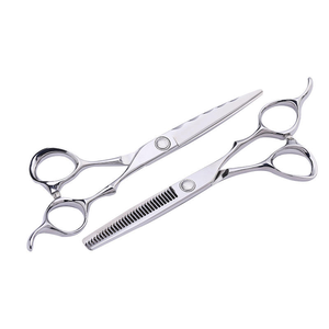 Ciseaux de coiffure 6'' en acier inoxydable JP, ensemble de ciseaux de barbier professionnels pour la coupe de cheveux, avec sac inclus - Product Image 5