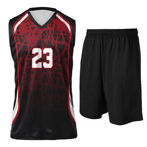 Uniforme de Voleibol Estampado de Alto Rendimiento, Suave y Cómodo, Tela 100% Poliéster de Secado Rápido, Diseño sin Mangas, Costuras Duraderas - Product Image 1