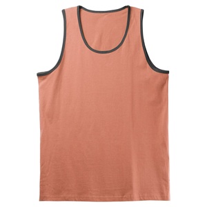 Débardeur de sport en coton pour homme avec logo personnalisé, col rond, sans manches, color block, pour musculation, à bas prix - Product Image 5