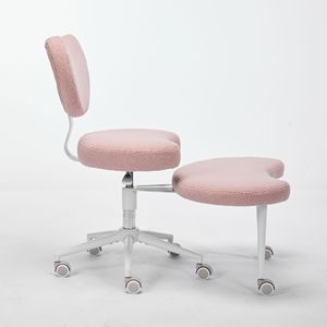Sedia da Meditazione con Ruote e Design a Gambe Incrociate, Adatta per ADHD, Supporto Lombare Regolabile, Girevole - Product Image 2