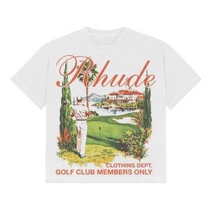 Camisetas Deportivas de Moda con Estampado Personalizado de Primera Calidad, 100% Algodón, Cuello Redondo, Corte Holgado para Hombre - Product Image 2