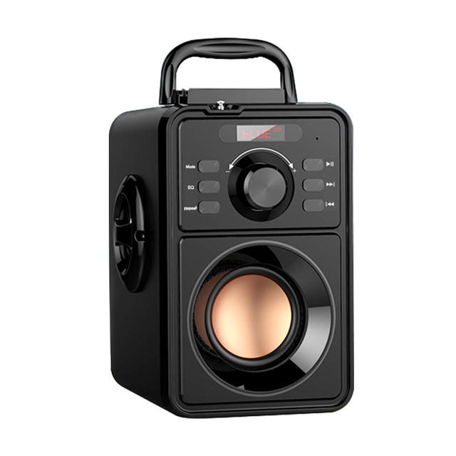 Upgraded V5.0 Bluetooth 3.5mm Aux in FM Radio 2.1 Multimedia Speaker With Remote Control