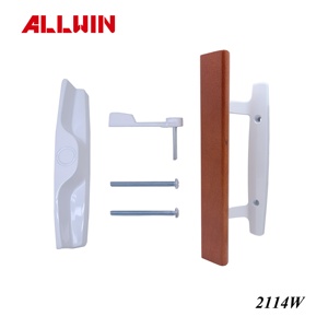 Zinc D-shape <b>Handle</b> <b>Door</b> Latch White Finish Patio <b>Door</b> <b>Handle</b> - Product Image 4