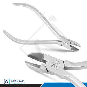 Coupe-épingles et coupe-ligatures orthodontiques Accuram 7 °   Pince coupante dentaire angulaire en acier inoxydable, instrument chirurgical manuel, certifié CE - Product Image 3