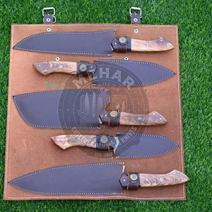 Hot Sale Oem Service Damascus <b>Kitchen</b> <b>Knife</b> Set <b>Kitchen</b> Accessories Damascus <b>Kitchen</b> <b>Knife</b> Set - Product Image 5