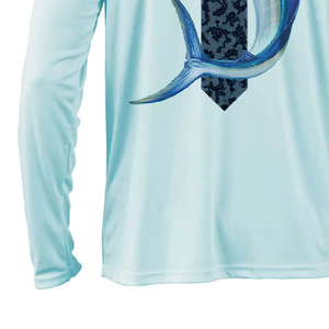 Chemises de pêche décontractées et élégantes pour hommes, manches courtes, col, logo personnalisé, respirantes, boutonnées, confortables, en polyester - Product Image 3