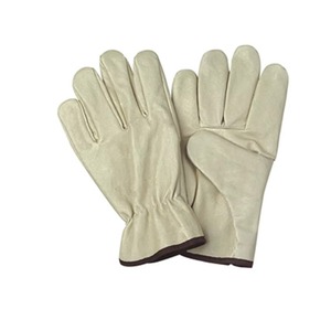 Gants de travail en cuir de vachette robustes et durables, gants de chauffeur pour la conduite de camions, l'entrepôt, le jardinage, l'agriculture - Product Image 2