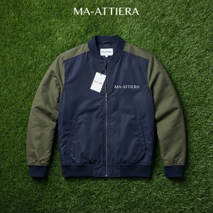 Chaqueta Bomber Verde Marino para Hombre, Chaqueta de Invierno para Hombre, Chaqueta al por Mayor para Hombre, Chaqueta Casual de Moda con Cierre - Product Image 5