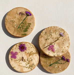 Posavasos de Bar Personalizados de Estilo Moderno, Posavasos Creativos de Resina y Madera para Regalo de Inauguración de Casa desde India - Product Image 3