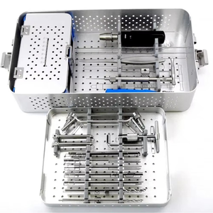Ensemble complet d'instruments orthopédiques pour petits fragments 3,5 mm / 4,0 mm, en acier inoxydable allemand de haute qualité, certifié CCC, manuel OEM - Product Image 1