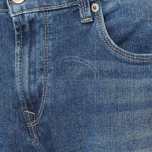 Jeans Rectos para Hombre Hechos a Medida al por Mayor con MOQ Bajo, 100% Algodón Ecológico y Ligero con Logotipo Personalizado para Venta en Línea - Product Image 6