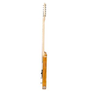 GTL Transparent Yellow Electric Guitar with Maple Fingerboard and SS Pickup - Product Image 2