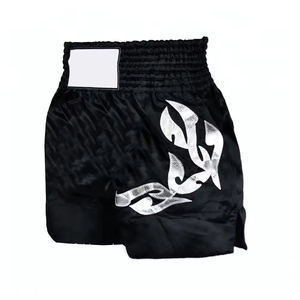 Custom Made Unisex Adult Boxing Shorts-Durable Lightweight Quick Dry Breathable Stretch Fabric Shrink-Proof Logo Positions Front - Product Image 5