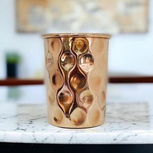 HASAN CRAFT Luxury Pure Copper Moscow Mule Tumbler Lightweight <b>Measuring</b> <b>Glass</b> for Parties & Restaurants - Product Image 3