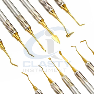 Equipo Médico Dental, Juego de Instrumentos Quirúrgicos Dentales, Mango Manual con Diseño Acanalado, Color Azul, Clase I, 6 Piezas - Product Image 4