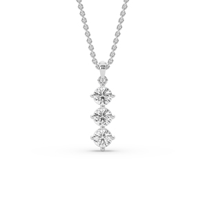 Colgante de Diamante Cultivado en Laboratorio con Certificación IGI, Corte Redondo de 1 Quilate, Plata 925, Estilo Único, Ligero, Corte Brillante, Joyería Fina para Boda - Product Image 1