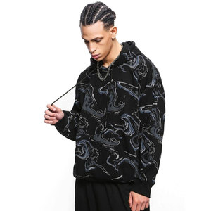 Sweat à capuche confortable pour homme, style streetwear, chaud et décontracté, idéal pour l'extérieur, en vente. - Product Image 4