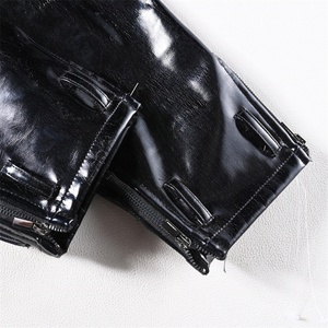 <b>Men</b>’s Custom <b>Leather</b> Pants Motorcycle Riding Biker <b>Trousers</b> Slim Fit Fashion Streetwear Premium Genuine <b>Leather</b> Wear - Product Image 4