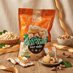 Vietnam Factory ODM Cashew Energy <b>Biscuit</b> Healthy Snack 195g - Product Image 1
