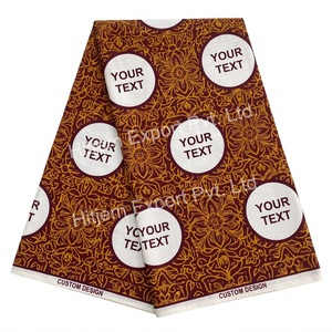OEM Nigeria Twill African Wax Print Fabric 100 Cotton Boys Clothing Bags Home Textile Bulk Manufacturing Service Provider Hitjem - Product Image 2