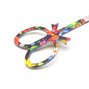 Ciseaux droits professionnels EasyNail en acier inoxydable, nouveau design aile de fleur, pour cuticules, manucure, pédicure, ongles et sourcils - Product Image 6