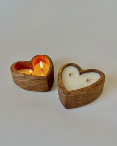 High Quality Wooden Wax Jar Container For Soy Wax Pouring Decorative Use And Gift Display - Product Image 1