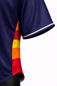 Últimos Diseños Personalizados de Camisetas de Béisbol Transpirables de Manga Corta con MOQ Bajo, 100% Poliéster, Ropa Deportiva al por Mayor para Adultos - Product Image 3