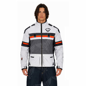 Chaqueta de Motociclismo para Hombre, Chaqueta de Aventura para Motocicleta, Impermeable, Resistente al Viento, Chaqueta Textil Protectora para Motociclista - Product Image 3