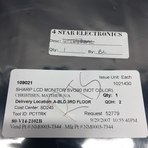 Écran LCD Sharp LM64C35P, 157286 - Équipements et pièces semi-conductrices d'occasion fiables à l'échelle mondiale chez - Product Image 3
