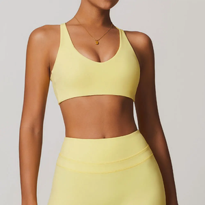 SWELTERING Soutiens-gorge de sport pour femmes, dos croisé, en nylon, respirants, sexy, pour le fitness, le yoga et la gym - Product Image 5