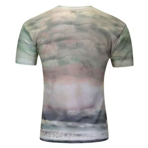 เสื้อยืดแขนสั้นผู้ชาย คอกลม สไตล์ลำลอง พิมพ์ลายรูปภาพ ทรงปกติ ผ้าถักโพลีเอสเตอร์ พิมพ์ลายแบบซับลิเมชั่น - Product Image 2