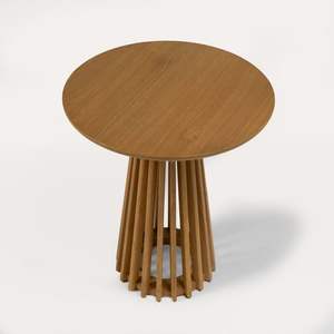 Mesa Auxiliar de Madera Estilo Rústico, Ideal para Espacios de Estilo Rústico y Esquinas Acogedoras - Product Image 1