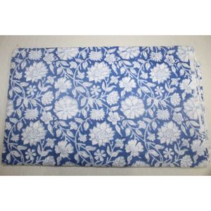 Tela de Algodón Suave con Diseño Floral Azul a Precio Increíble para Ropa de Verano, Tela Africana Hecha a Mano por Metro para Confección de Vestidos - Product Image 5