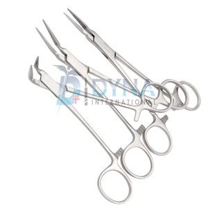 Ensemble de 3 pinces à racines Stieglitz de haute qualité (droites, 45 et 90 degrés), instruments chirurgicaux dentaires certifiés CE - Product Image 1