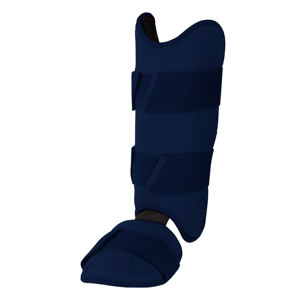 Protection des jambes personnalisée avec logo et couleur, protège-tibias pour l'entraînement au baseball, confortables, à double sangle, en cuir. - Product Image 2