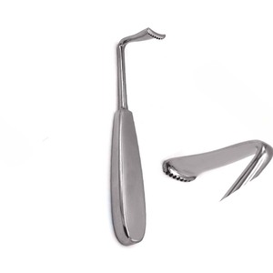 Retractor Henry Rake, Juego de Instrumentos Quirúrgicos Manuales Reutilizables de Acero Inoxidable - Product Image 3