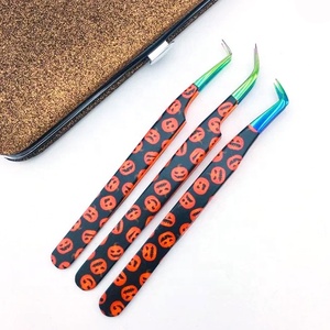 Pinzas para Extensión de Pestañas de Acero Inoxidable Hechas a Mano en Pakistán, de Primera Calidad, Color Personalizado, Lisas y Dentadas - Product Image 6