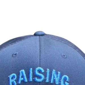 Gorra de camionero para papá con bordado 'Raising Future Leaders', de malla trasera, ajustable con cierre snapback, accesorio de moda casual para exteriores - Product Image 4