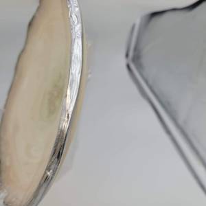 จานเรซิ่นตกแต่ง จานใส่เครื่องประดับ จานใส่กุญแจ รูปทรงไม่สมมาตร ขนาด 9 นิ้ว จานตกแต่ง งานแฮนด์เมด ของขวัญทางธุรกิจ สไตล์โมเดิร์น - Product Image 5