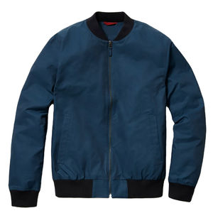 Chaquetas Bomber de Satén de Alta Calidad para Hombre, Color Sólido, Estilo Urbano, Resistentes al Viento y Transpirables para Invierno - Product Image 1