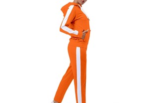 Nuevo Conjunto Deportivo para Mujer, Diseño Sólido y Moderno con Cuello Alto, Estilo de Moda, Tela Resistente, Precio Económico - Product Image 5