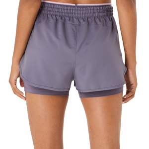 Falda pantalón 2 en 1 de verano para mujer, atlética, para gimnasio, yoga, ciclismo, de elastano, fluida, para correr y yoga - Product Image 3