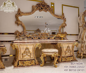 Acheter Royal sculpté à la main Maharaja chambre commode thème européen sculpté à la main chambre vanité acheter Royal sculpté à la main chambre commode - Product Image 2