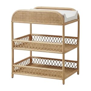 Table à langer en rotin à prix d'usine, commode pour enfants, meubles de chambre de bébé, étagère tressée, bon marché, haute qualité, vente chaude, directement de l'usine - Product Image 1